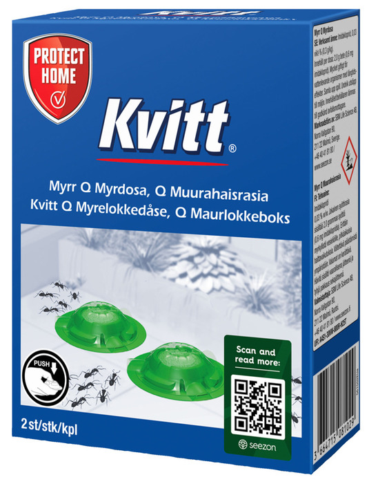 Kvitt Q myrelokkedåse 2-pk.